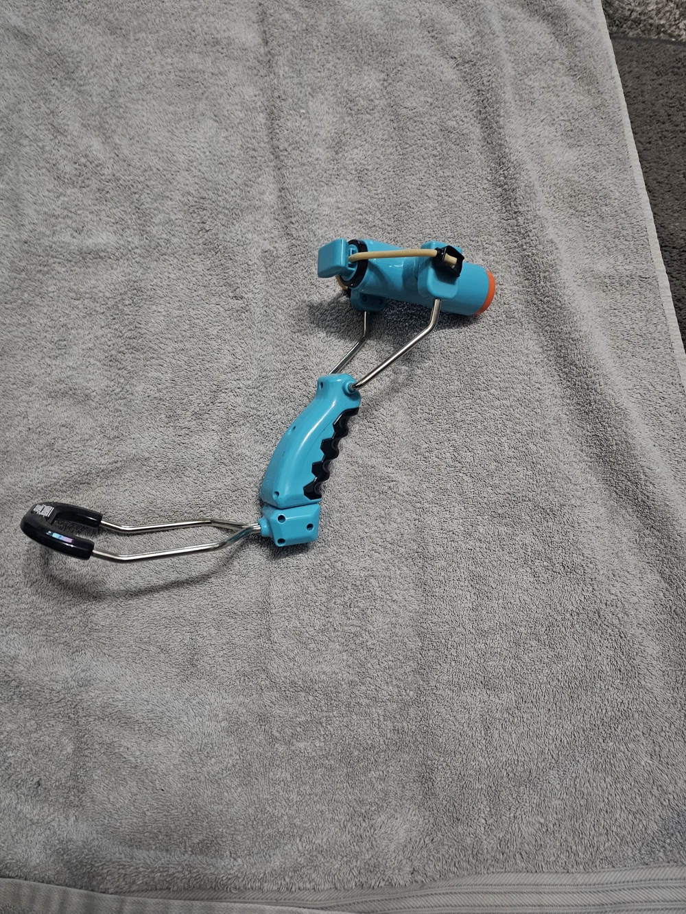 Turquoise Handheld  Nerf Sling Shot  Launcher
